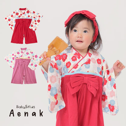 日本直送｜Aenak 北歐風和服連體褲