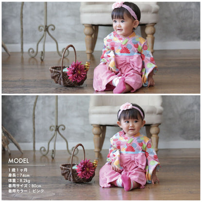 日本直送｜Aenak 菊紋和服連體褲