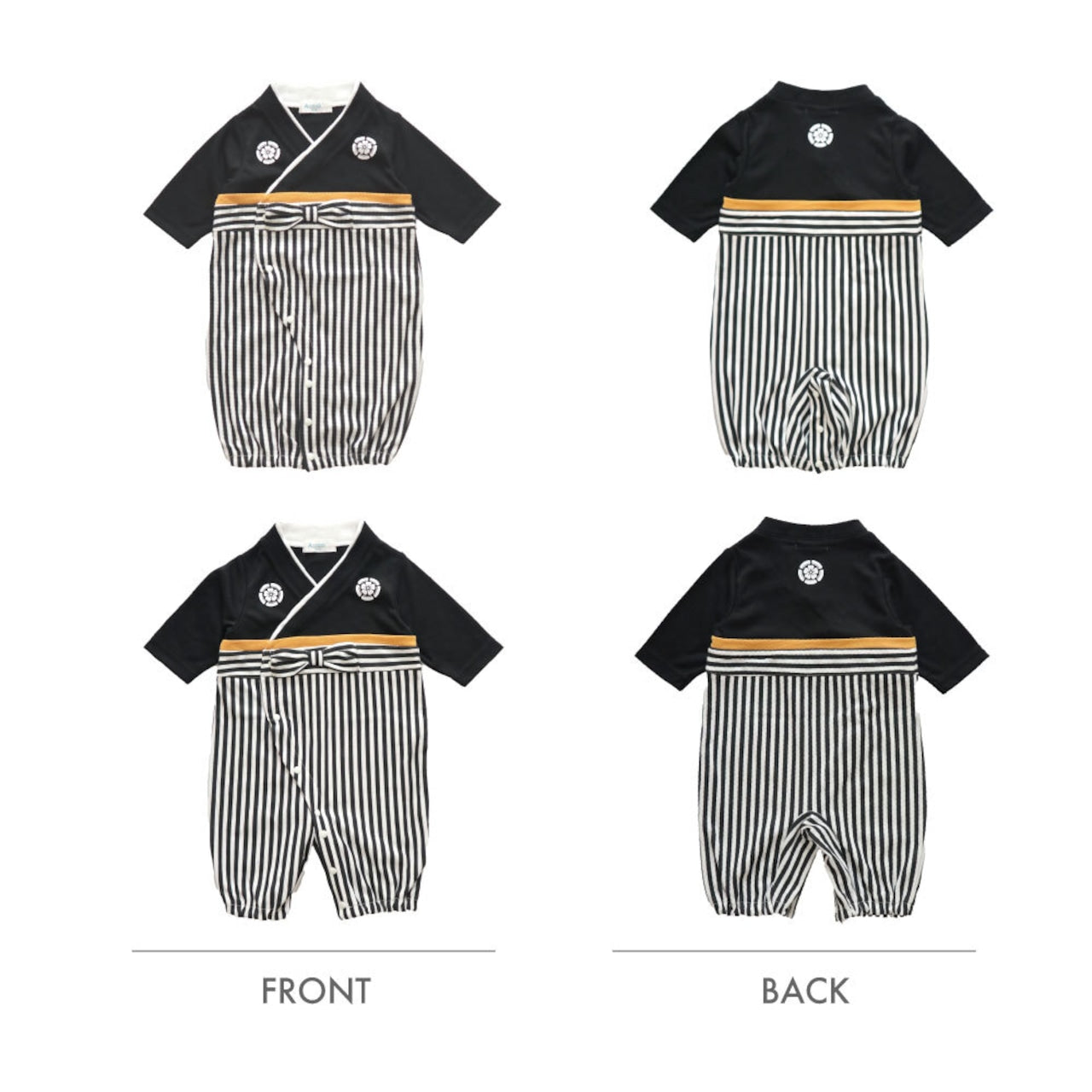 日本直送｜Aenak 家紋2way嬰兒連體服