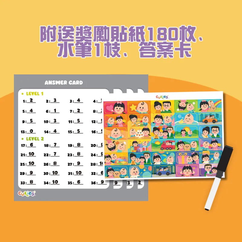 ［現貨］Curios® 數學加法卡