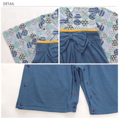 日本直送｜Aenak 圓形花紋和服連體褲